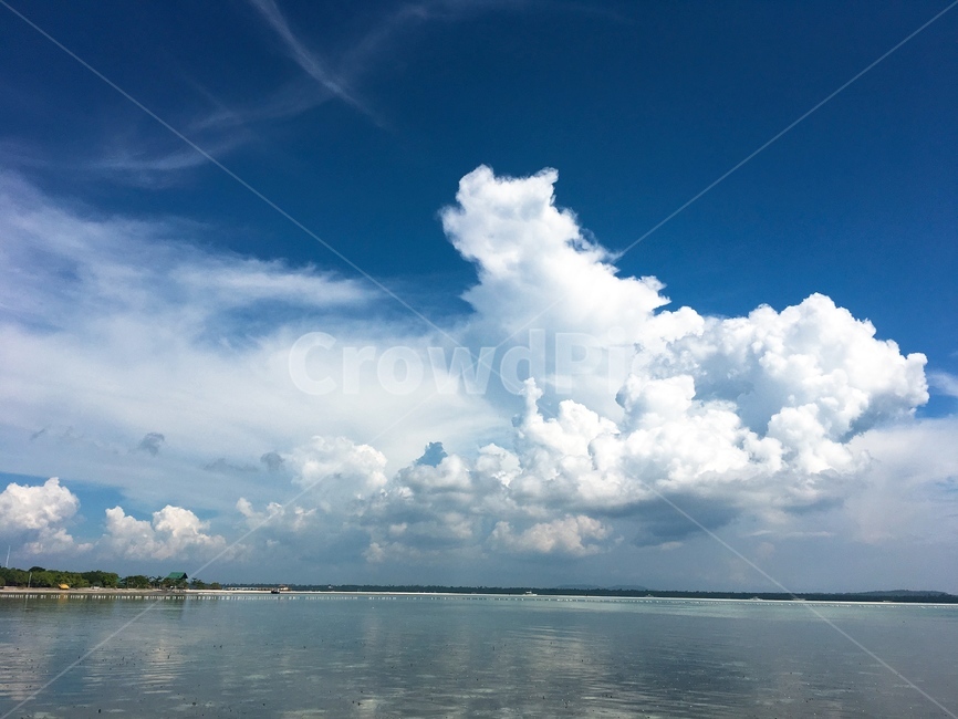 하늘,바다,맑음,투명,필리핀,자연,풍경,nature,landscape,azure sky,푸른 하늘,sky,outdoors,옥외