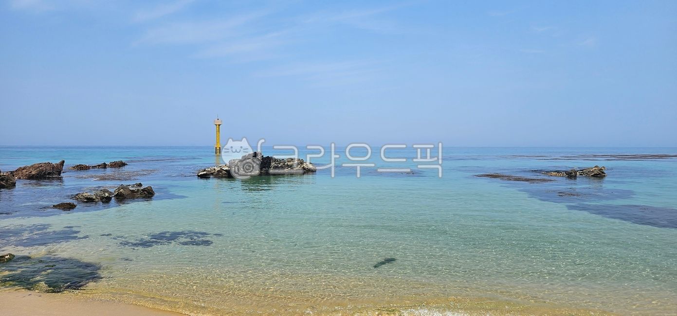 Sea,East Sea,Blue Sea,Jeongdongjin,Blue Sky,Sky,Beachside,Beach,East Sea