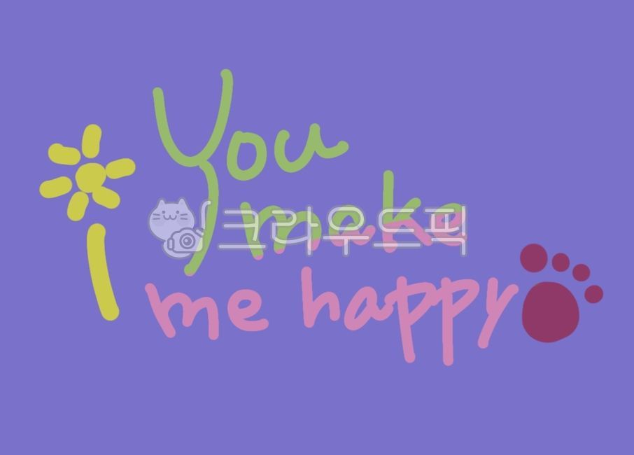 Postcard,message card,writing,happy,handwriting,cat paws,card,calligraphy,flower