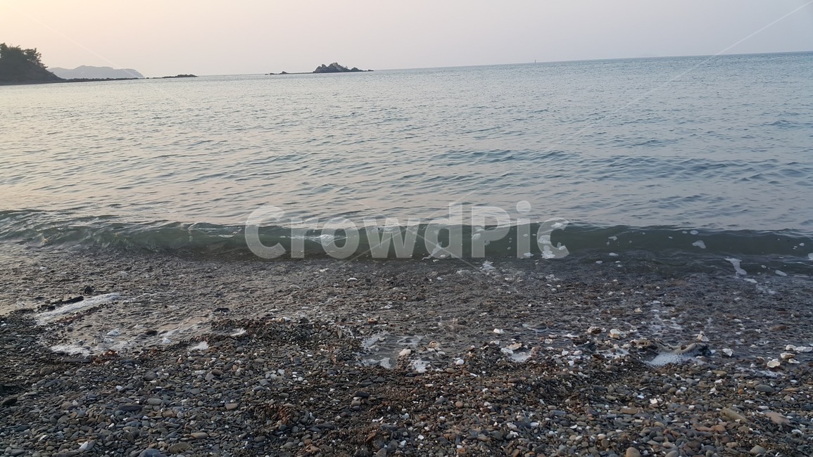 바다,해안,물,쟈갈,지평선