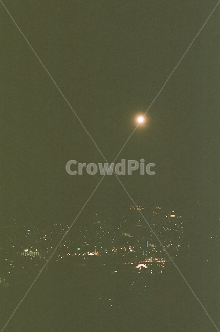 필카,필름카메라,야경,일본야경,나가사키,야경,밤,풍경,nightscape,night,landscape,도시,city,nature,자연,outdoors,옥외,light,빛,flare,플레어