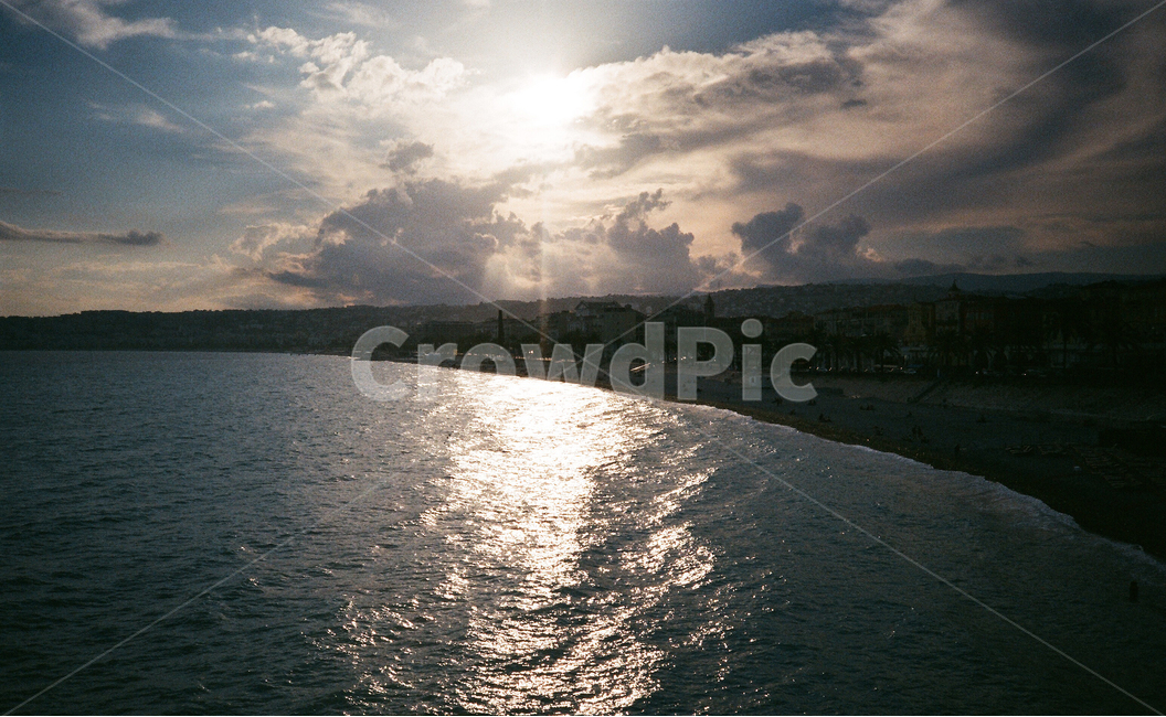 바다,풍경,태양,자연,구름,해질녘,빛,sunset,film,필름사진,필름카메라,자연,풍경,nature,landscape,light,flare,플레어,outdoors,옥외