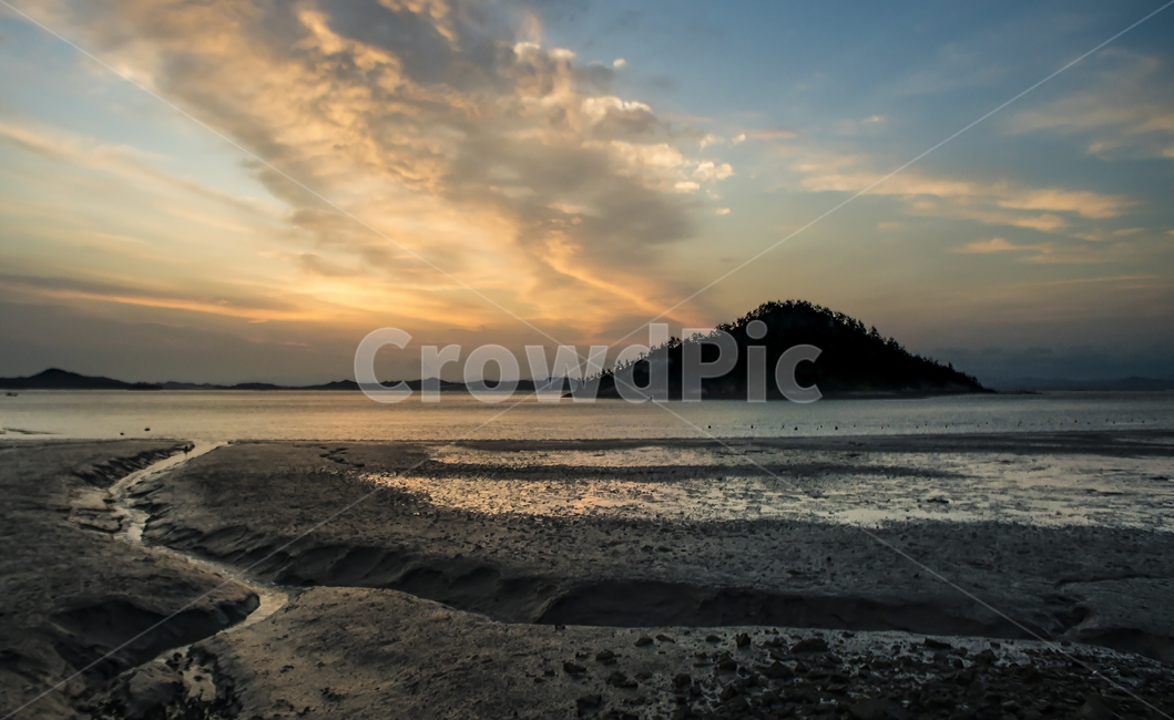 아침,섬,갯벌,일출,진도,항구,자연,풍경,nature,landscape,한국자연풍경,한국자연경관,korea nature landscape,outdoors,옥외