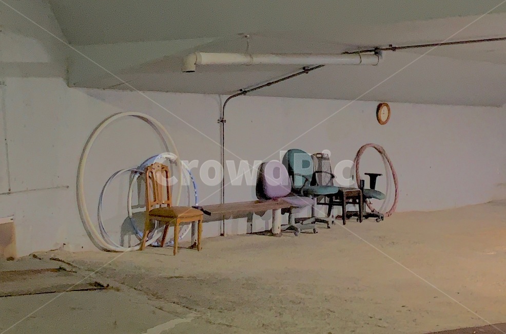 의자,공터,다리밑,산책로,풍경