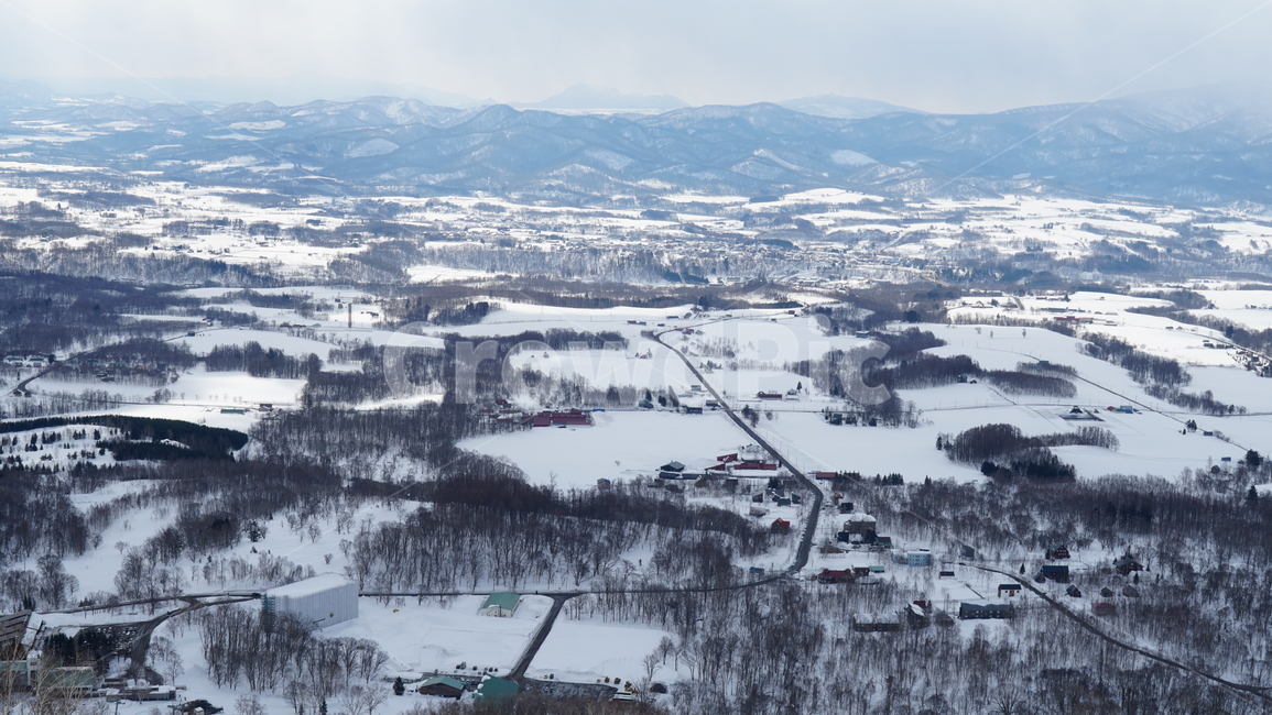outdoors,옥외,nature,자연,풍경,scenery,경치,landscape,aerialview,조감도,겨울,마을,겨울마을,눈덮힌마을,snow,snowvillage,white,japan,niseko,hokaido,일본,홋카이도,니세코,겨울,계절,winter,season