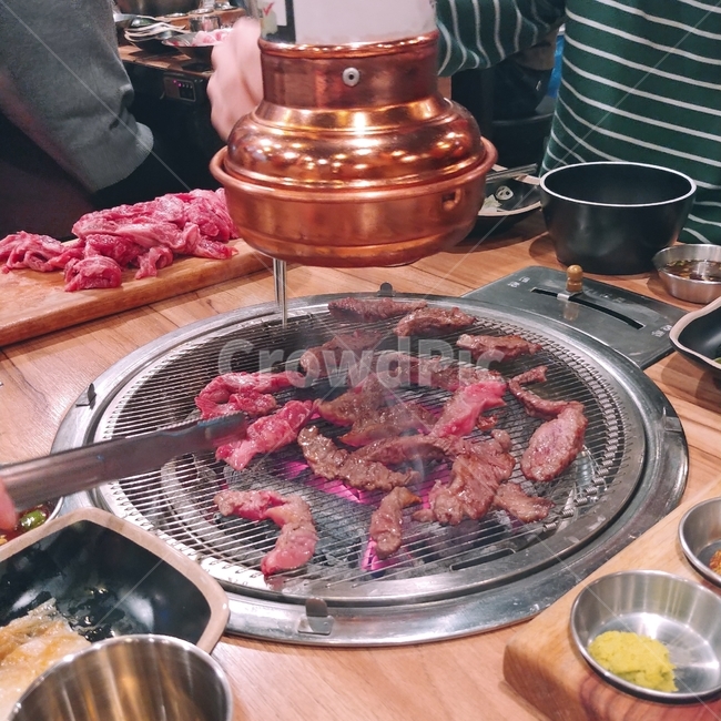 고기,갈매기살,외식,불판,소고기