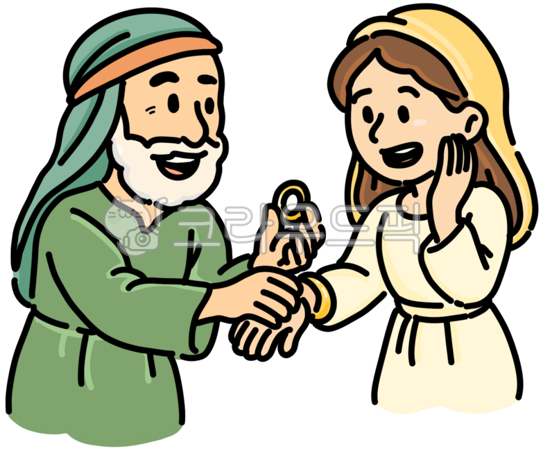 Christian illustration,Rebekah,Christian illustration,nomads,Israelites,Bible stories,Bible characters,cartoons,rings,line drawings,gifts,proposals