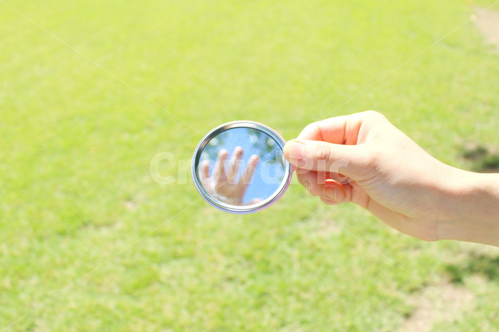 손,사람,거울,자연,하늘,tree,mirror,green,hand,body,사람,인물,인간,human,person,신체일부,몸,body,사물,물건,오브젝트,thing,object,matter