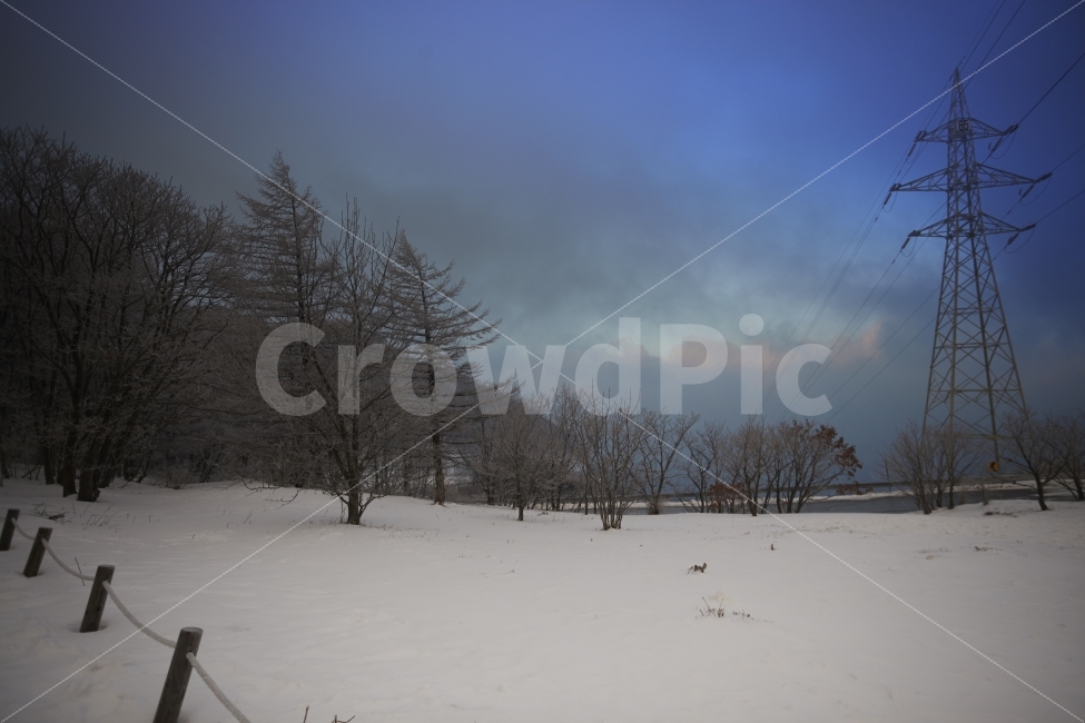 겨울,상고대,함백산,만항제,눈,겨울산,설경,철탑,겨울,계절,winter,season,자연,풍경,nature,landscape,한국자연풍경,한국자연경관,korea nature landscape,산업,industry,industrial,에너지산업,energy industry