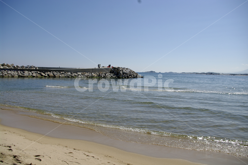바다,하늘,해변,풍경,수평선,모래사장,자연,풍경,nature,landscape,water,물,shoreline,해안선,ocean,대양,outdoors,옥외,sea