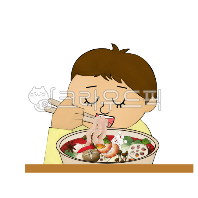 먹방,마라탕,식당,맛집,배달,음식일러스트,배달음식,먹는그림,식사,음식,food,eating,사람,person