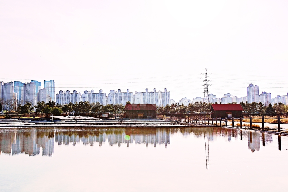 염전,소금창고,소금,소래생태공원,풍경,자연,배경