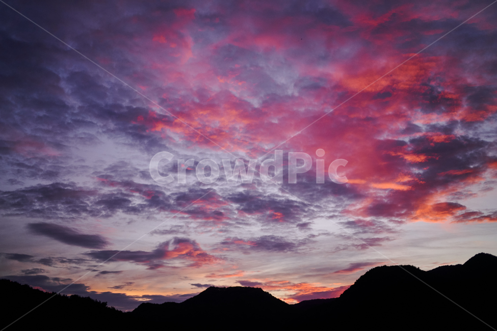 자연,하늘,노을,구름,산,red,sky,cloud,nature,빛,석양,자연,풍경,nature,landscape,outdoors,옥외