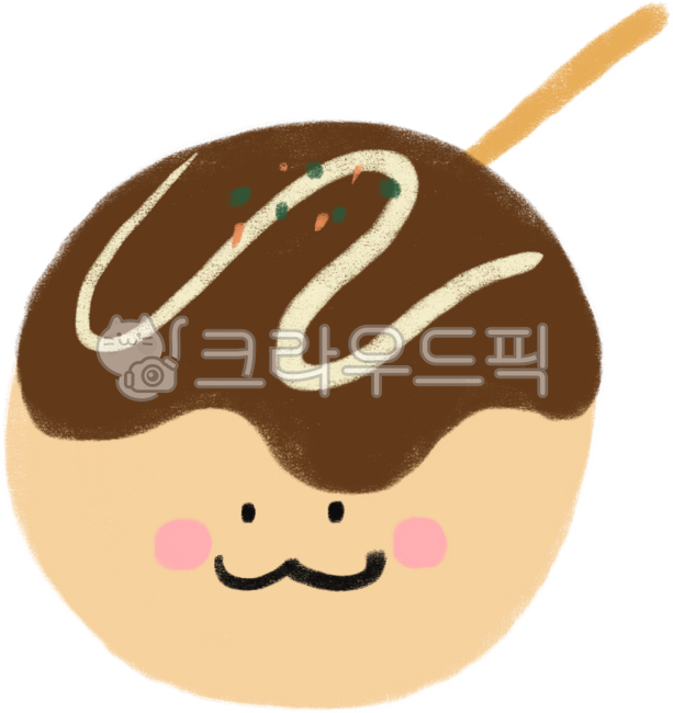 타코야키,타코야키캐릭터,귀여운일러스트,타코야키일러스트,음식,디저트,일본음식