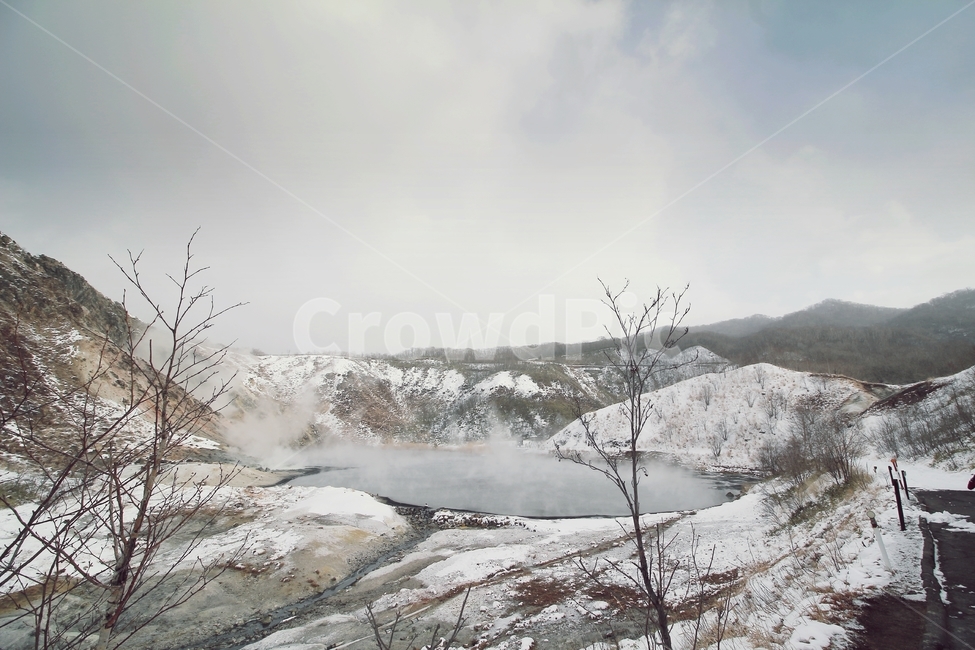일본,훗카이도,노보리베츠,오유뉴마,지옥계곡,유황천,유황,온천,랜드마크,landmark,landscape,풍경,japan,북해도,겨울,계절,winter,season,자연,풍경,nature,landscape,해외,외국,세계,foreign,oversea,world,세계자연풍경,해외자연풍경,외국자연풍경,world nature landscape,outdoors,옥외