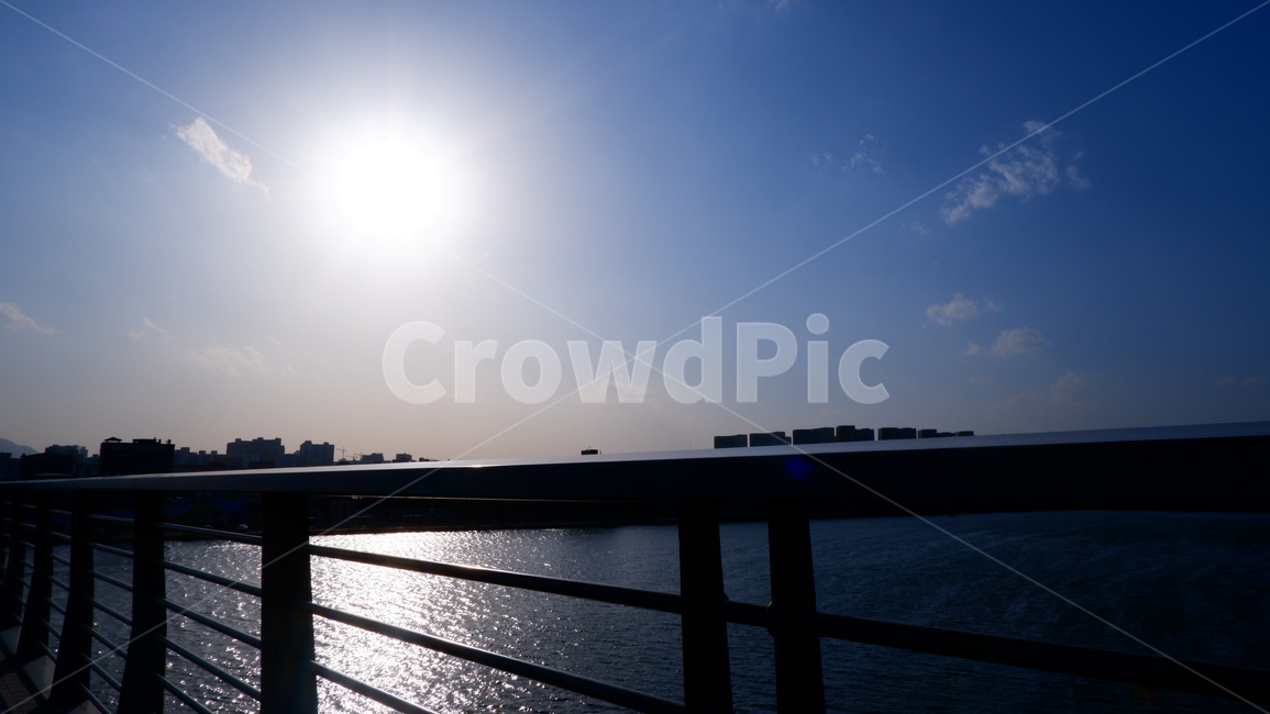 railing,난간,낮,다리,강