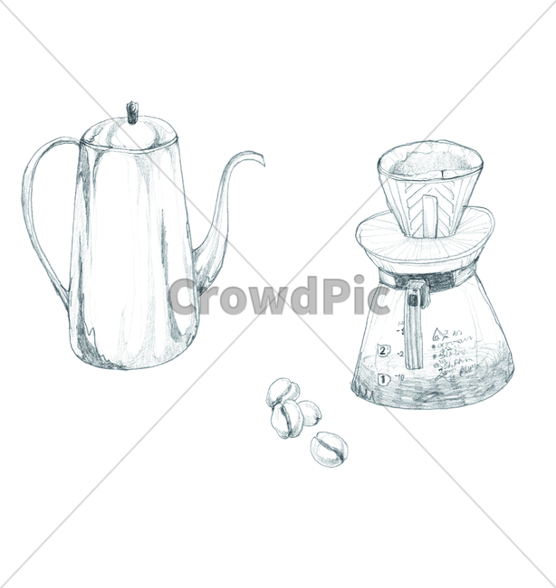 손그림,handdrawing,연필,pencil,연필라인,pencilline,연필그림,pencilpicture,커피,coffee