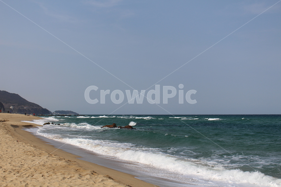 정동진,배경,파도,야외,water,물,outdoors,옥외,ocean,대양,sea,바다,nature,자연,shoreline,해안선