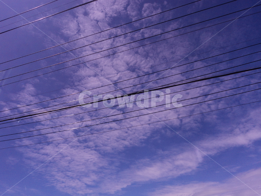하늘,구름,sky,cloud,풍경,자연,풍경,nature,landscape,cable,케이블,power lines,전력선
