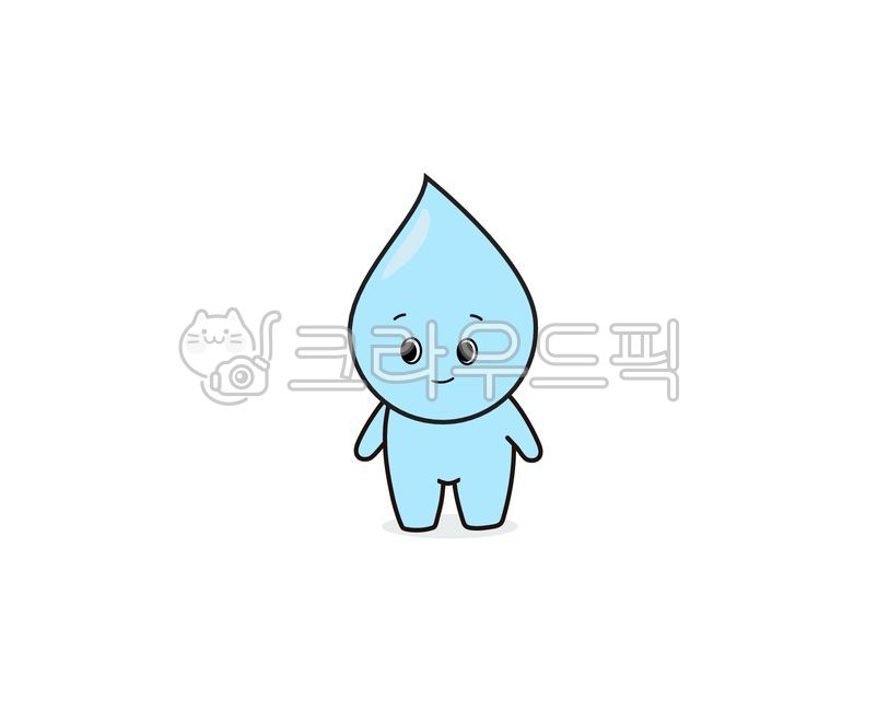 물방울캐릭터,물방울,캐릭터,귀여운,물,일러스트,동작,표정