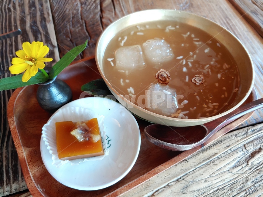 식혜,음료,전통음료,후식,사발