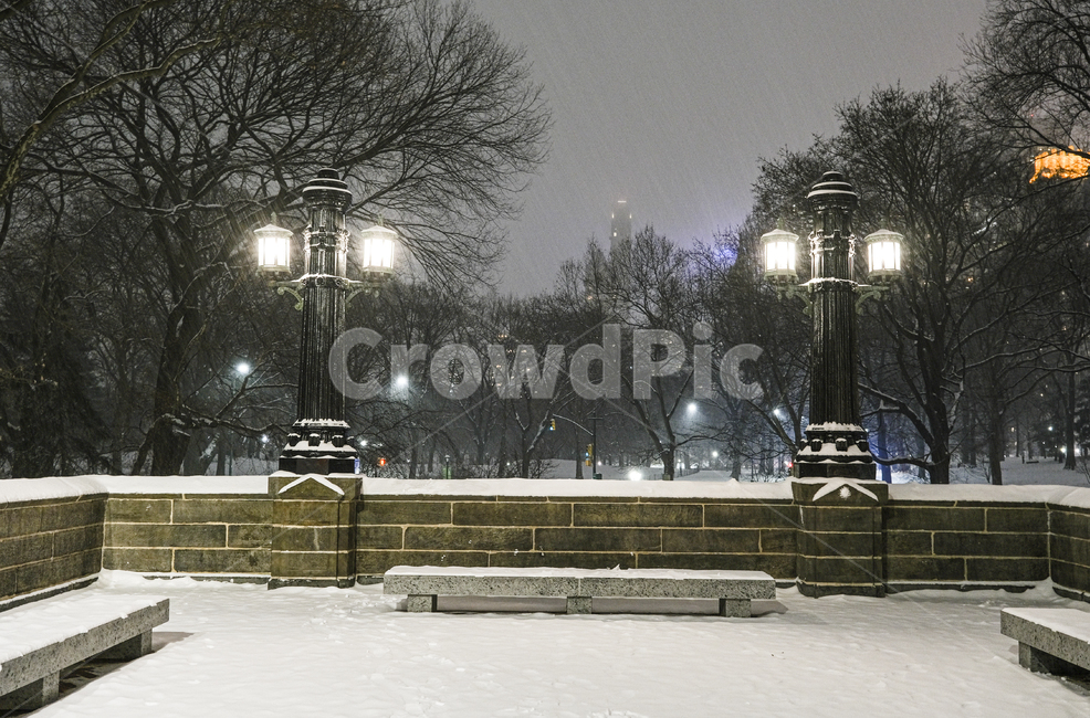 nature,자연,outdoors,눈,눈보라,야경,공원,겨울,빛,벤치,snow,newyork,centralpark,park,central,bench,blizzard,storm,야경,밤,풍경,nightscape,night,landscape