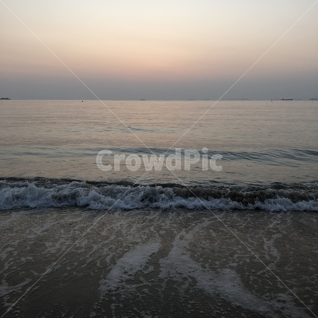 바다,파도,해질녘,sunset,wave,노을