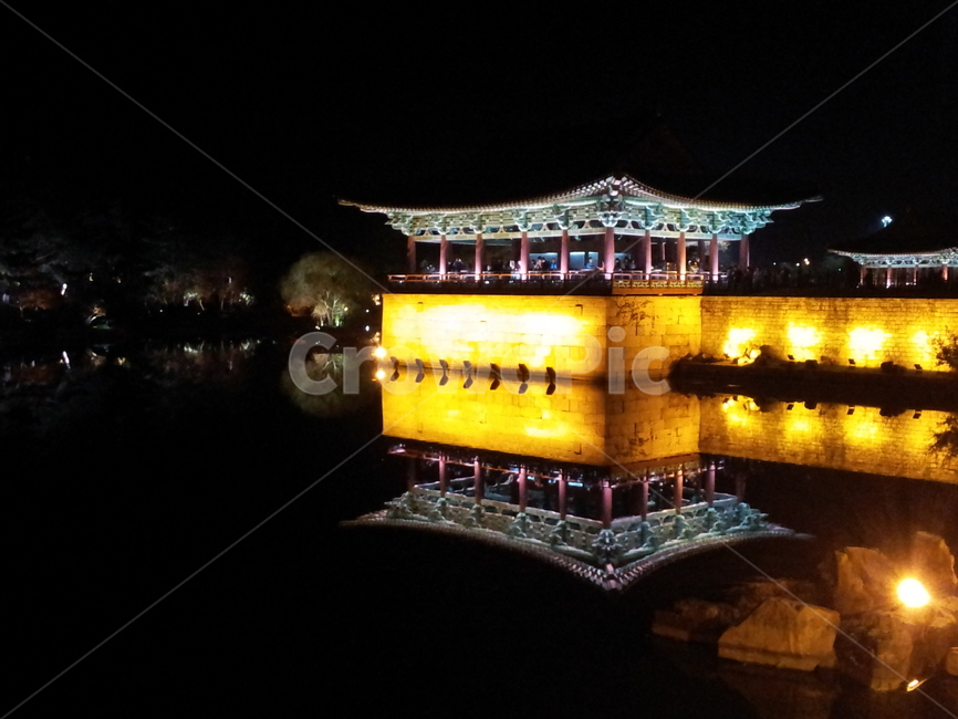 경주,전통,문화,안압지,동궁,동궁과월지,저수지,호수,야경,밤,연못,궁궐,궁,월지