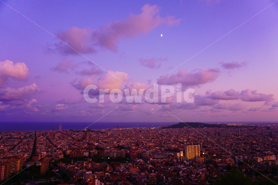 풍경,scenery,landscape,전망,보라색,city,시티,town,도시,중심지,스페인,바르셀로나,밤풍경,노을,해질녘,nightview,야경,도시,풍경,city,landscape,해외,외국,세계,foreign,oversea,world,세계도시풍경,해외도시풍경,외국도시풍경,world cityscape,nature,자연,outdoors,옥외,경치