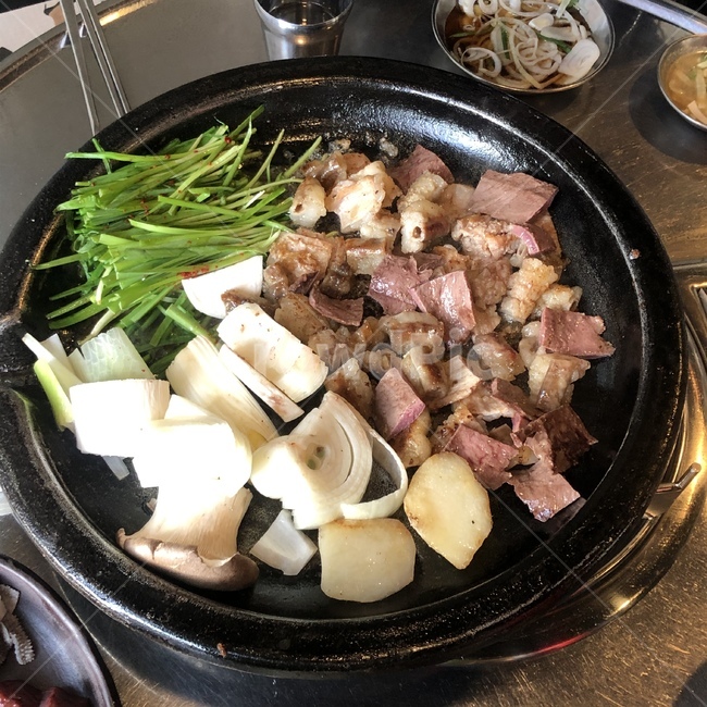 곱창,대창,염통,황소곱창,소곱창,부추,음식,food,요리,meal,식사