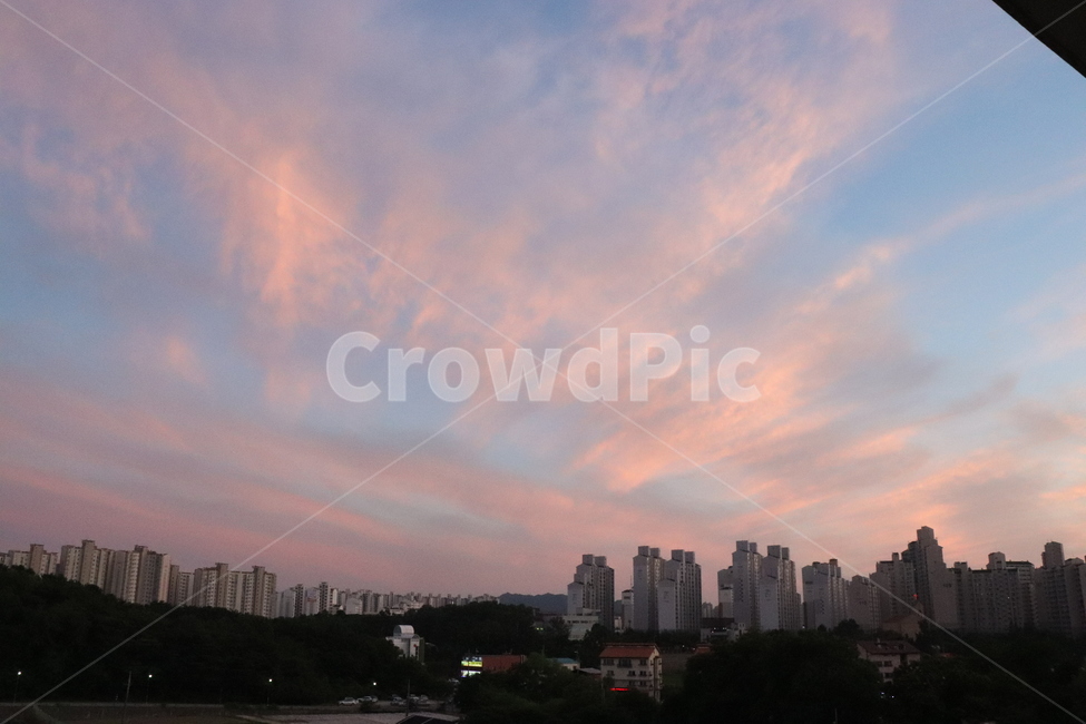 하늘,노을,자연,풍경,구름,분홍구름,도시,풍경,city,landscape,한국도시풍경,한국도시경관,korea cityscape,nature,outdoors,옥외