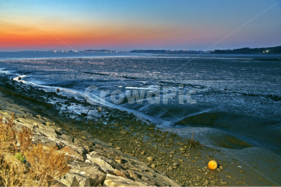 일몰,석양,갯벌,궁평항,서해,화성,저녁놀,뻘,진흙,썰물,자연,풍경,nature,landscape