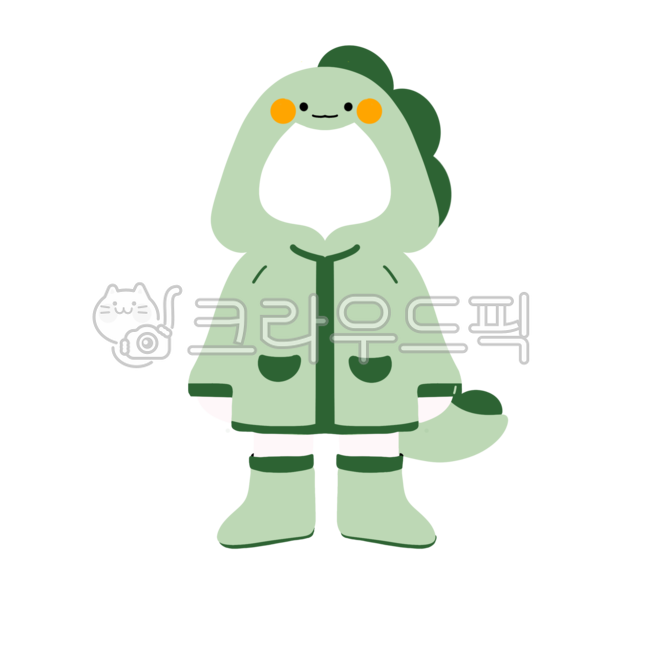 어린이집,유치원,비옷,얼굴합성도안,비옷일러스트,공룡캐릭터,공룡비옷,캐릭터비옷