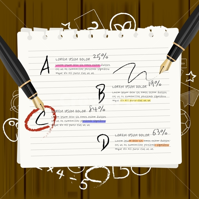 연필,만년필,그래프,교육,인포그래픽,엘리먼트,교육,학교,공부,education,learning,study,school,그래픽,일러스트레이션,graphic,illustration