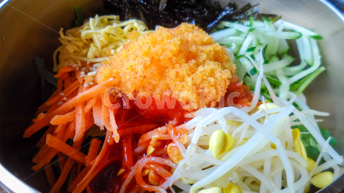 food,음식,vegetable,야채,beansprout,콩나물,비빔밥,한식,요리,날치알,날치알비빔밥,음식,식재료,요리,food,cook,meal,dishes,food reserves,한식,한국음식,한국요리,korean food,korean dishes,korean meal,korean cook