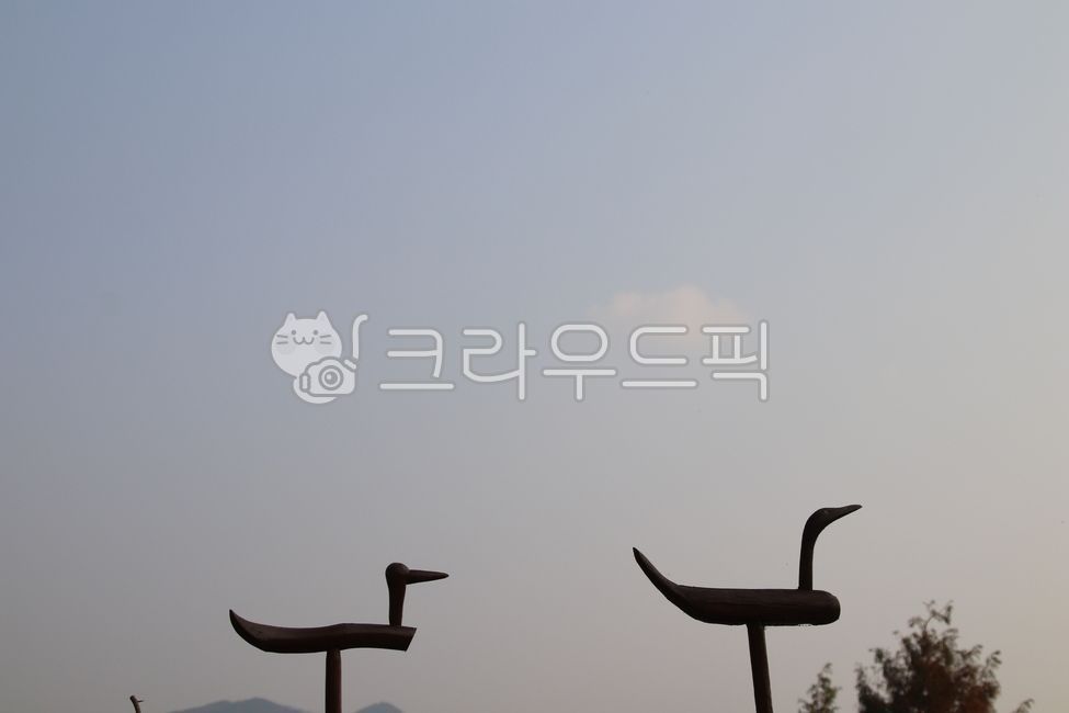 솟대, 오리, 나무, 조각, 작품, 사진,이미지,일러스트,캘리그라피 - Nwonhyuke작가