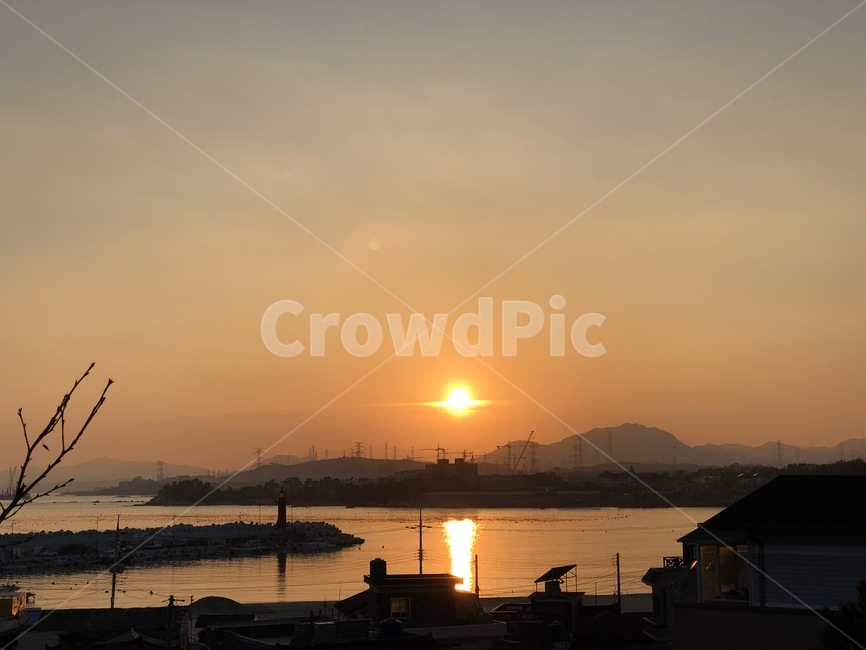 일몰,해,바다,등대,하늘,저녁,sun,sunset,sundown,자연,풍경,nature,landscape,outdoors,옥외