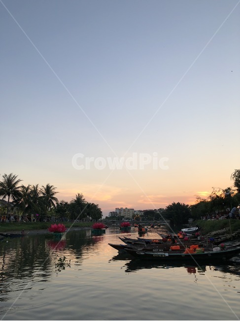 다낭,동남아,베트남,vietnam,danang,호이안,hoian,호이안구시가지,휴가,vacation,oversea,외국,foreign,나룻배,boat,저녁,노을,sunset,강,lake,water,물,감성,감성사진,feeling