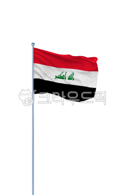 국기,상징,휘날리는,펄럭이는,깃발,배경,기념일,anniversary,flag,누끼,이라크,이라크국기