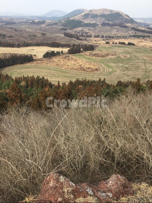 오름,깊이감,다양한,자연,제주도