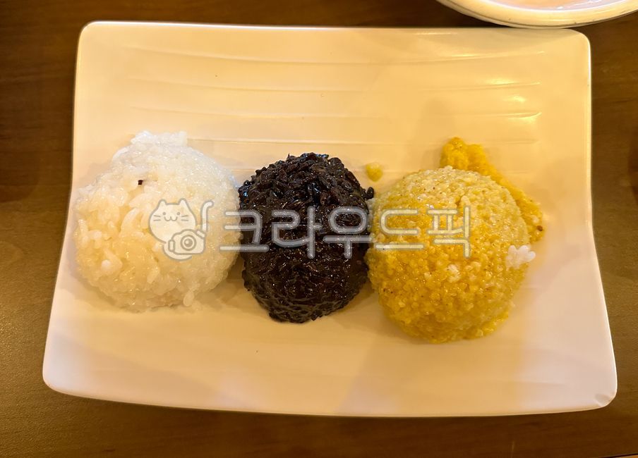 찰밥, 흑미밥, 조밥, 곡물, 쌀밥, 사진,이미지,일러스트,캘리그라피 - 애롱작가
