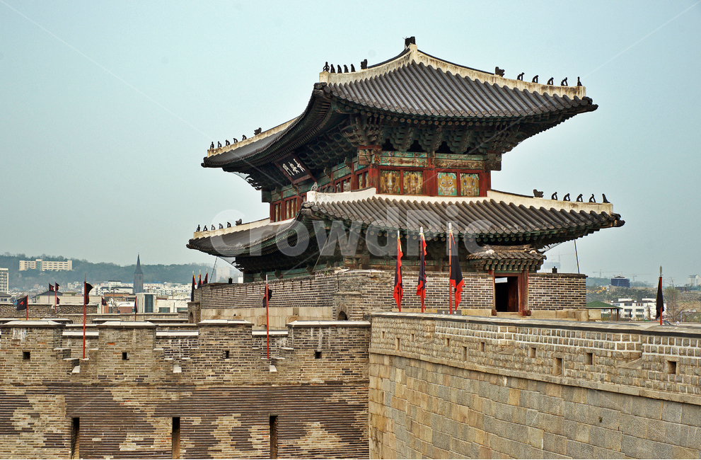 장안문,북문,정문,유네스코세계문화유산,화성,수원화성,성곽,2층전각,옹성,한국전통,한국문화,korean traditional,korean culture,건축물,건물외관,exterior,building,structure,architecture,construction