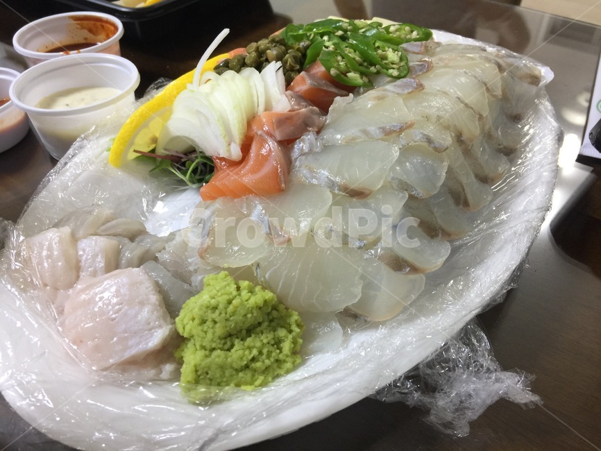 회,생선,광어,와사비,포장,우럭,연어,raw,fish,salmon,wasabi