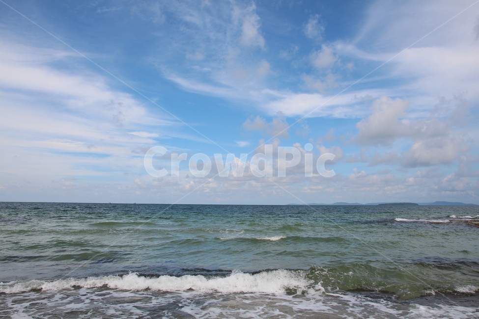캄보디아,해변,하늘,구름,바다,자연,풍경,nature,landscape,ocean,대양,water,물,sea,outdoors,옥외