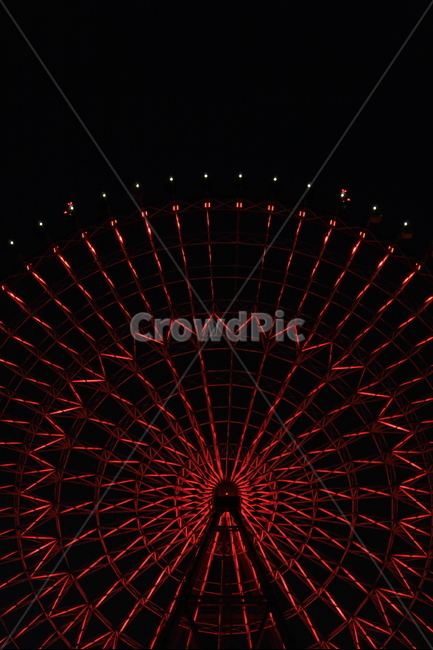 관람차,야경,조명,밤,ferriswheel,night,light,red,붉은,야경,밤,풍경,nightscape,night,landscape,놀이공원,놀이동산,놀이터,amusement park,playground,lighting