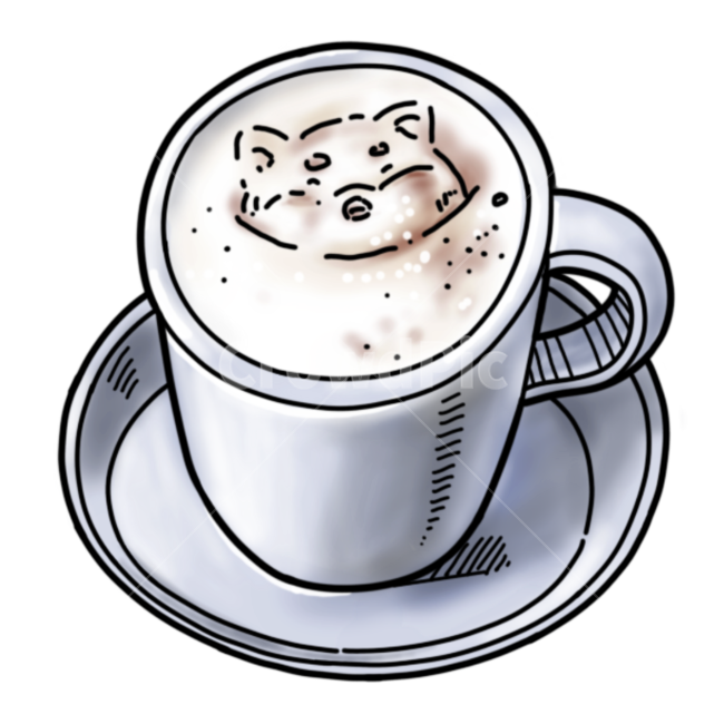 라떼,커피,음료,찻잔,휘핑,생크림,카페,마실것,커피,카페,coffee,cafe,누끼,remove background,그래픽,일러스트레이션,graphic,illustration
