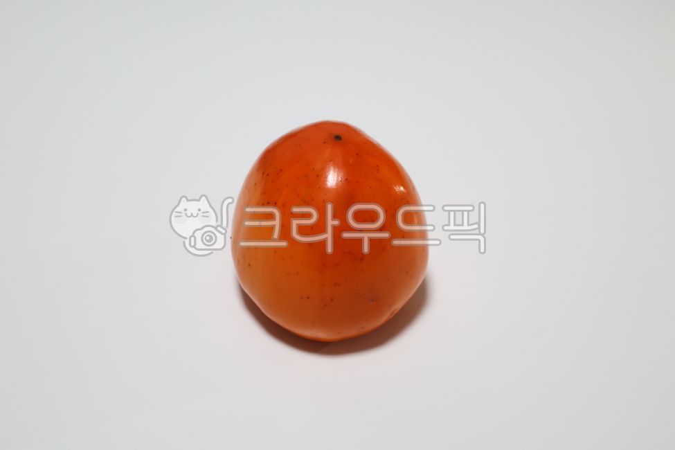 감, 과일, 먹을것, 빨강, 한개, 사진,이미지,일러스트,캘리그라피 - yhshin-작가