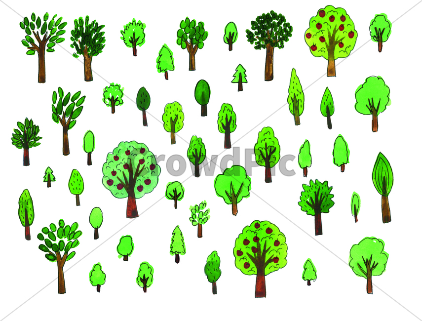 물감그림,손그림,handdrawing,나무,tree,wood