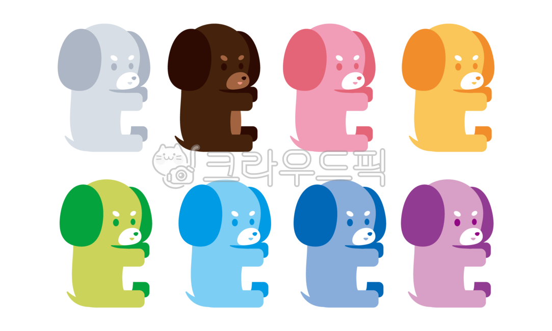 강아지,손그림,귀여운,아기자기,닥스훈트,그림,색상,블랙탄