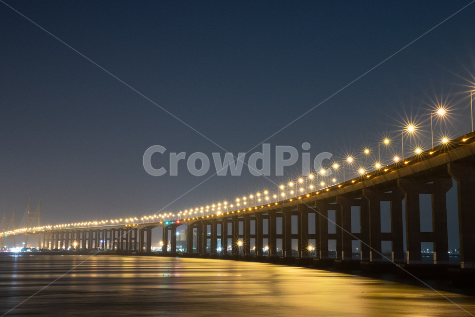 당진,다리,밤바다,풍경,야경,서해안고속도로,도로,바다풍경,야경,밤,풍경,nightscape,night,landscape,건축물,건물외관,exterior,building,structure,architecture,construction,bridge,건물